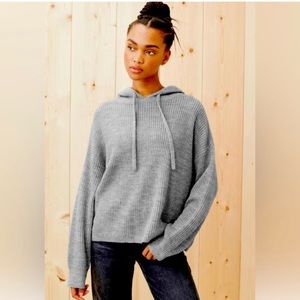 Jenni Kayne Alpaca Fisherman Hoodie - Like new, only worn twice